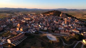 Vista panorámica de Larraga, Navarra